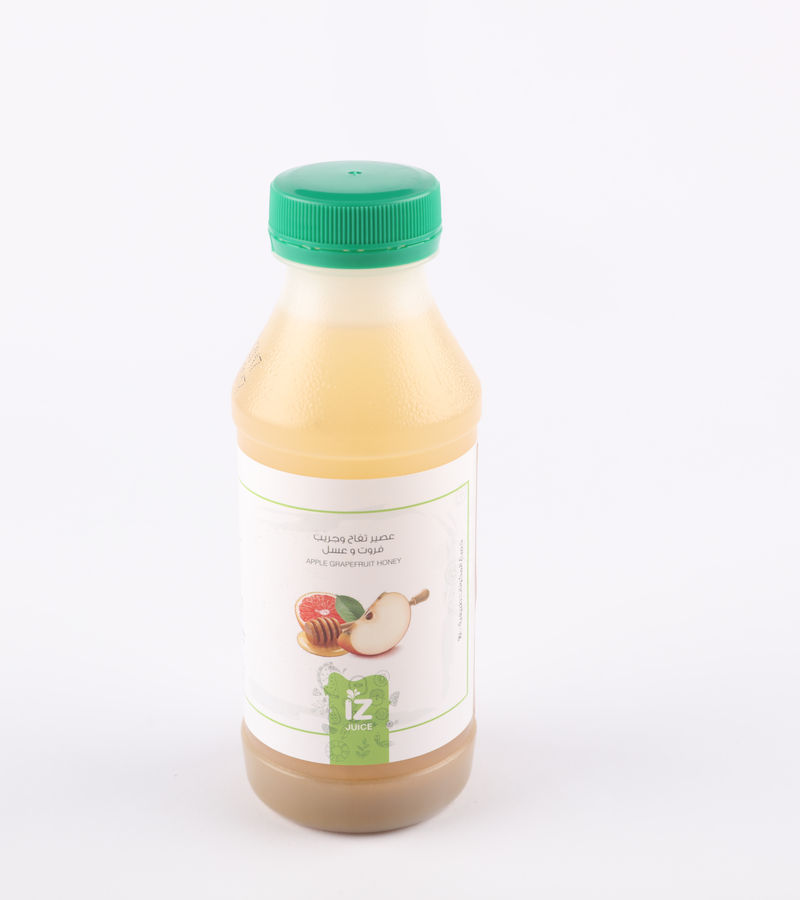 IZ Grapefruit Apple & Honey juice bottle