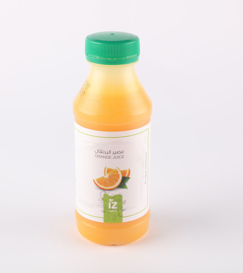 IZ Orange juice bottle