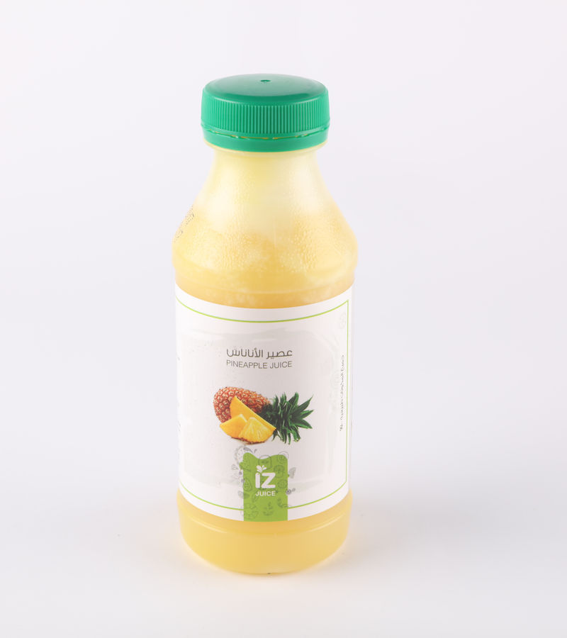 IZ Pineapple juice bottle