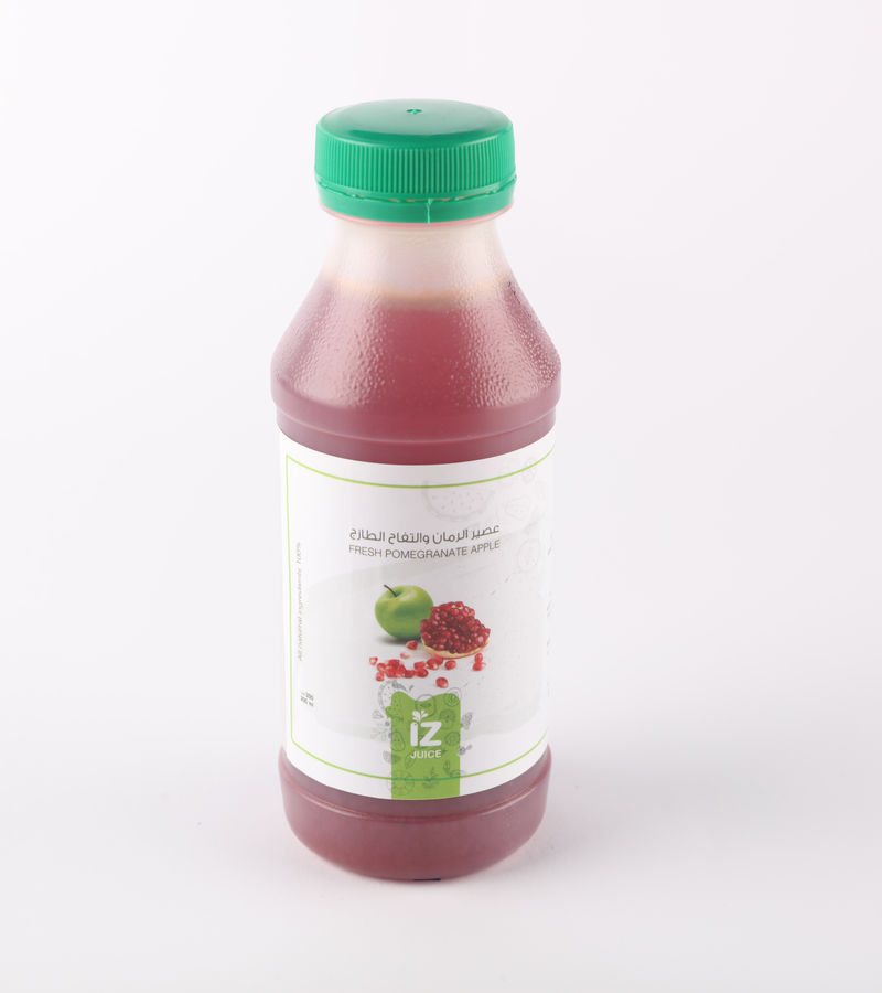 IZ Pomegranate Apple juice bottle