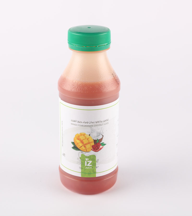 IZ Pomegranate Mango & Coconut juice bottle